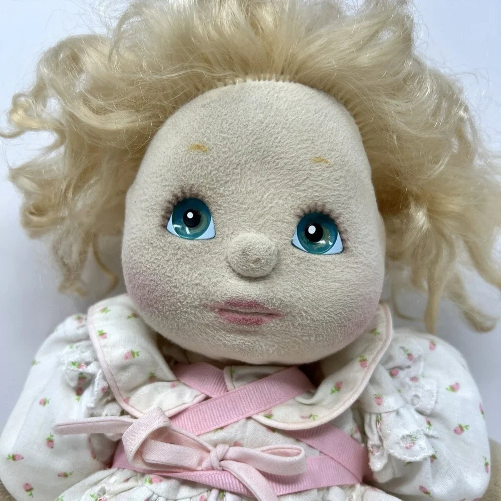 Vintage My Child Girl Doll Blonde Hair‎ Blue Eyes 1985 Soft Body Mattel Toy